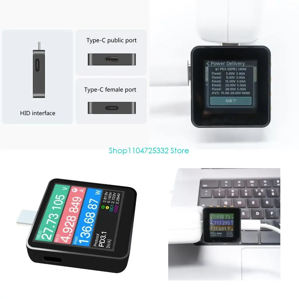 

P5EA KM003C LCD Display Voltmeter Ammeter Current Meter Tester Multimeter USB