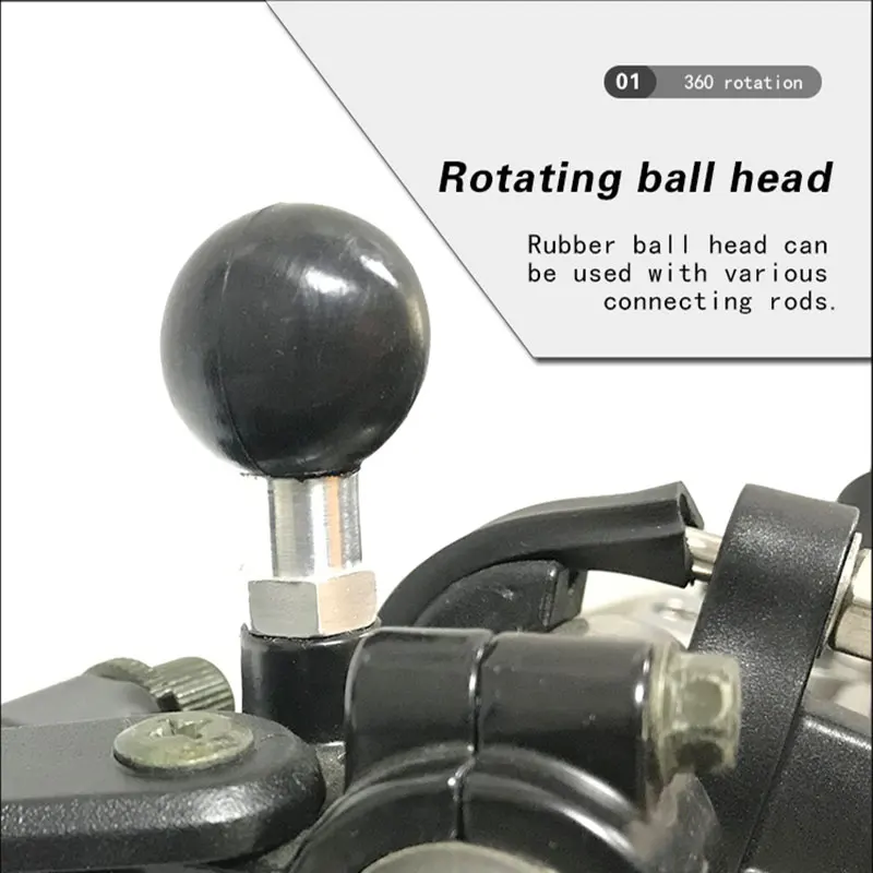 M10 رام جبل 1 ''الكرة محول M10 X 1.25 الخيوط آخر الكرة قاعدة Nstar دراجة نارية حامل هاتف اكسسوارات المحمول جبل