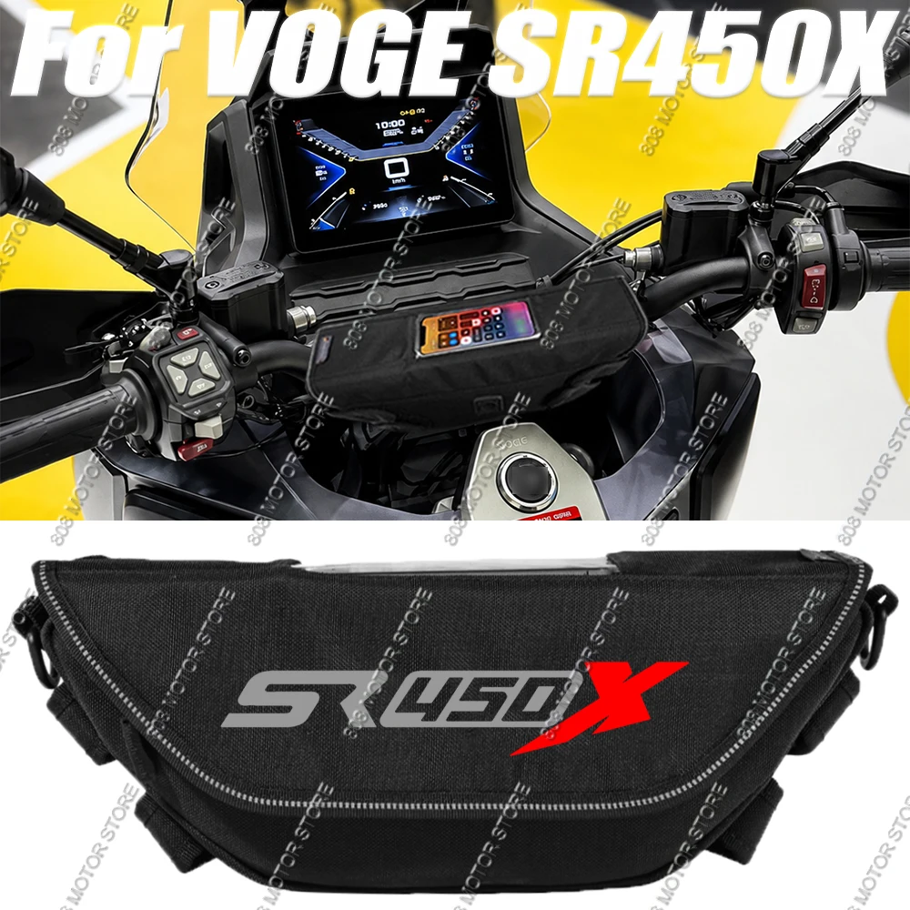 For Voge SR450X Motorcycle Accessories Tools Bag Waterproof And Dustproof Convenient Travel Handlebar Bag