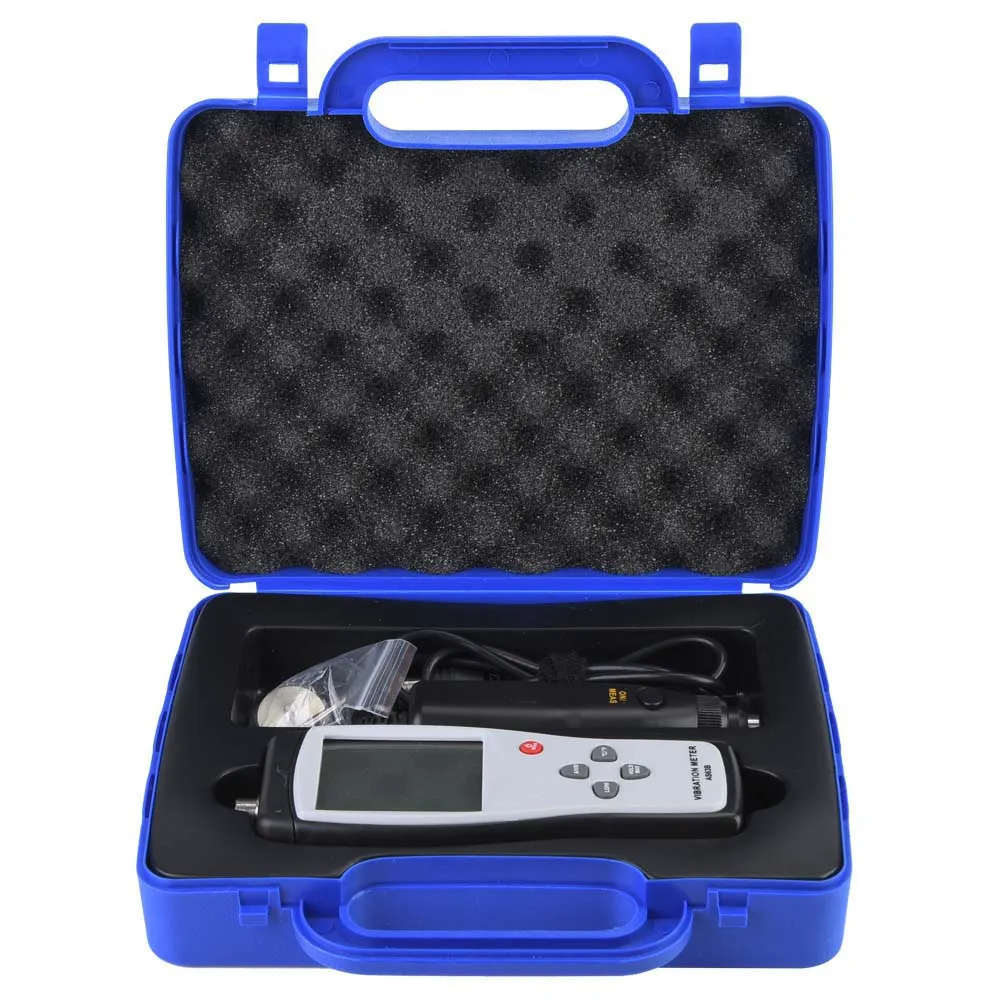 Vibration Analyzer Tester Vibrometer LCD Vibration Tester Meter Vibrometer Gauge Analyzer Vibration Tester AS63B