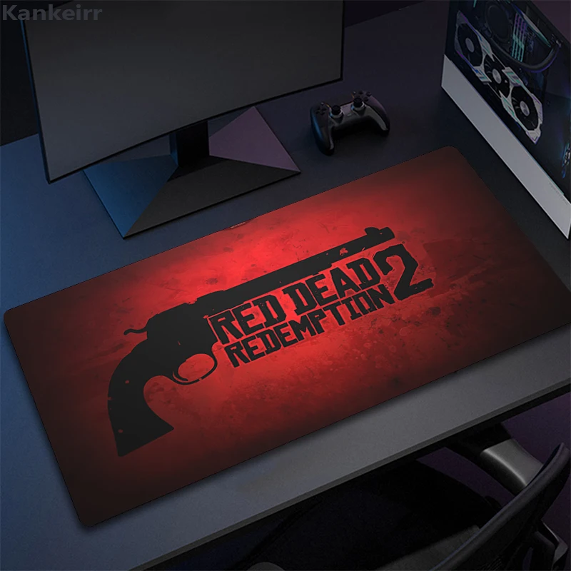 Red Dead Redemption 2 Gaming Keyboard Mouse Pad Pc Gamer Girl Desk Mat Xxl Anime Cute Mausepad Computer Accessories Mousepad XL