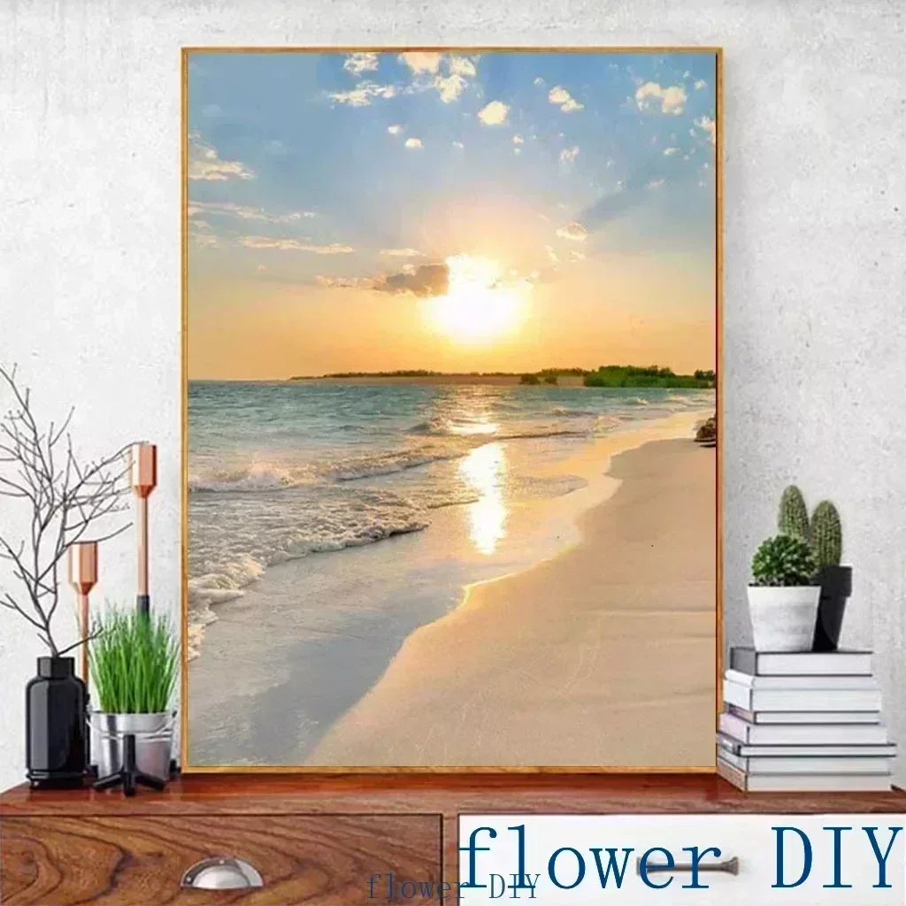 

Flower Diy3621-522.79- Digital Oil Painting Moon Night Scene Filling Suitable For Adults Hand-painted Suit Handicraft 1