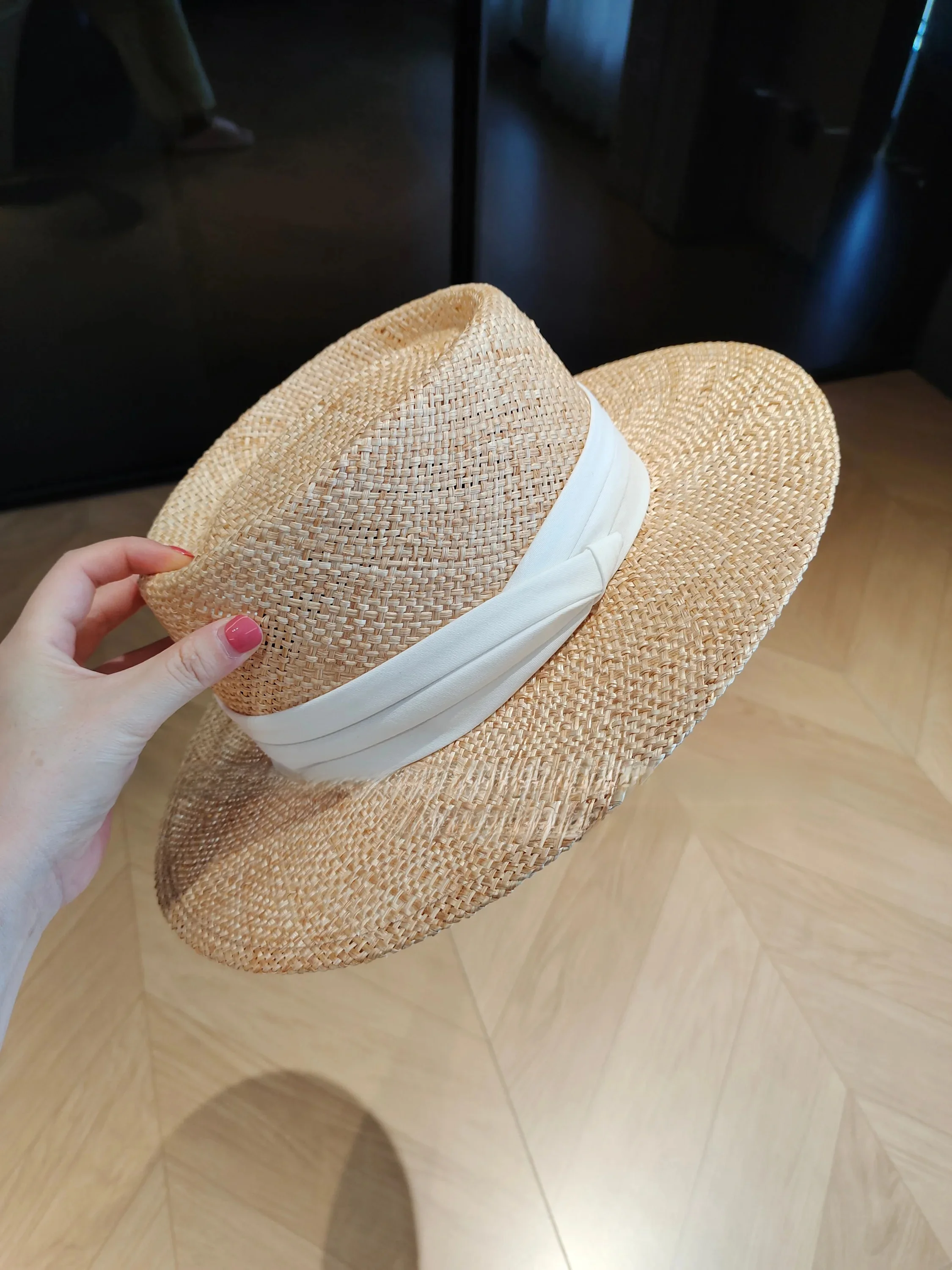 chapeau-de-paille-retro-pour-femme-style-plat-pare-soleil-design-ajoure-ideal-pour-les-vacances-a-la-plage-activites-de-plein-air-mode-estivale