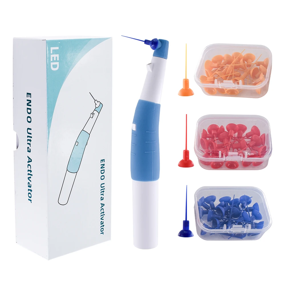 Wireless Dental LED Endo Activator Ultrasonic Endo Irrigator Root Canal Vibration Cleaning Tool with 60pcs Tips view 6