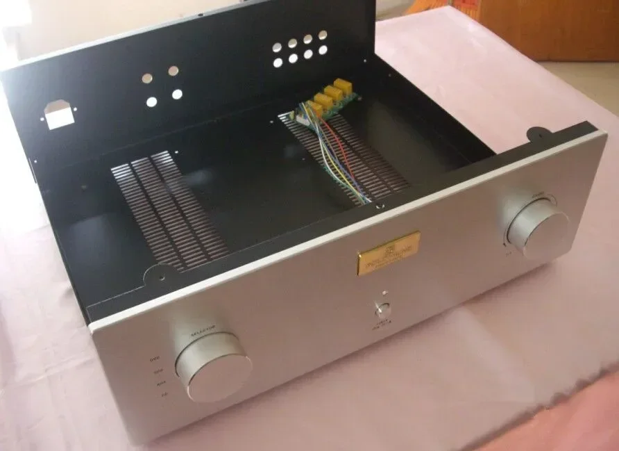 Sasis Amplifier Size430*140*368Mm AMP-140B/Sasis Aluminium Besi/Sasis Amplifier Gabungan/Sasis Amp Belakang/Penutup Casing AMP