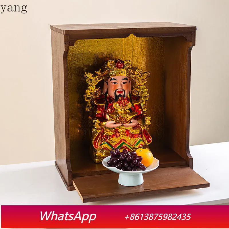CX Solid Wood Household Offering Table Shentai Buddhist Cabinet Shrine Gongtai New Chinese Style