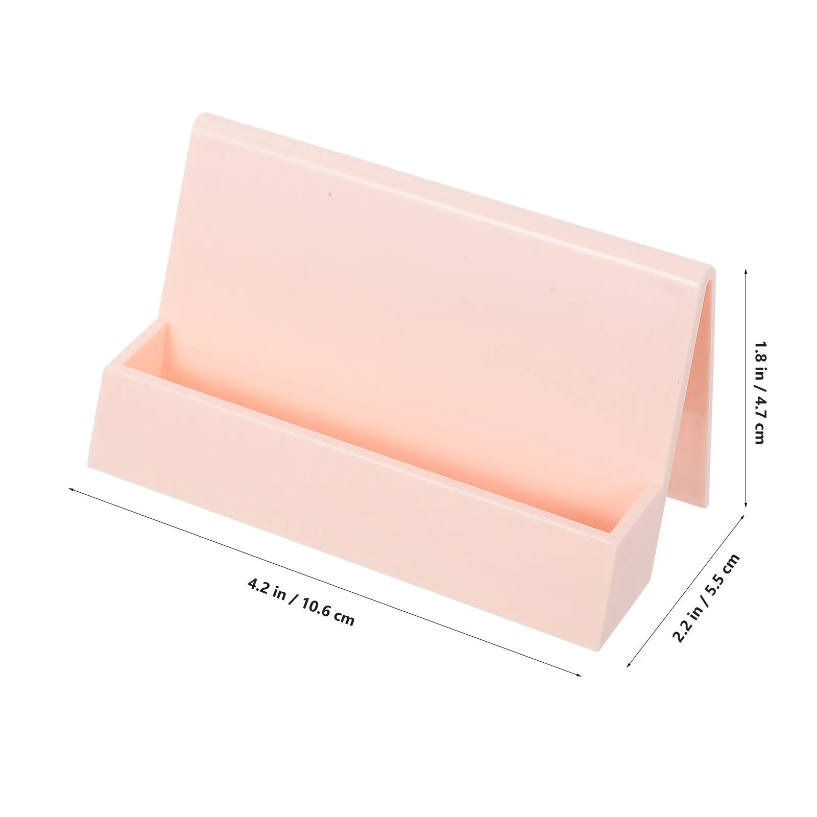 3Pcs Business Card Display Holder Ps Material Compact Desktop Organizer Office Desk Business Card Stand Multi Holder