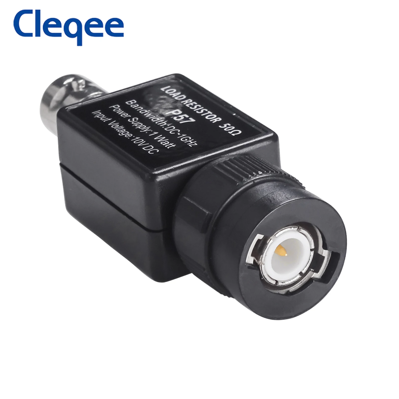 Cleqee P57 1PC Q9 Adapter 50Ohm Feed Through Terminator BNC Female Seat Connector 50KY Device Load Resistor 50Ω DC~1GHz