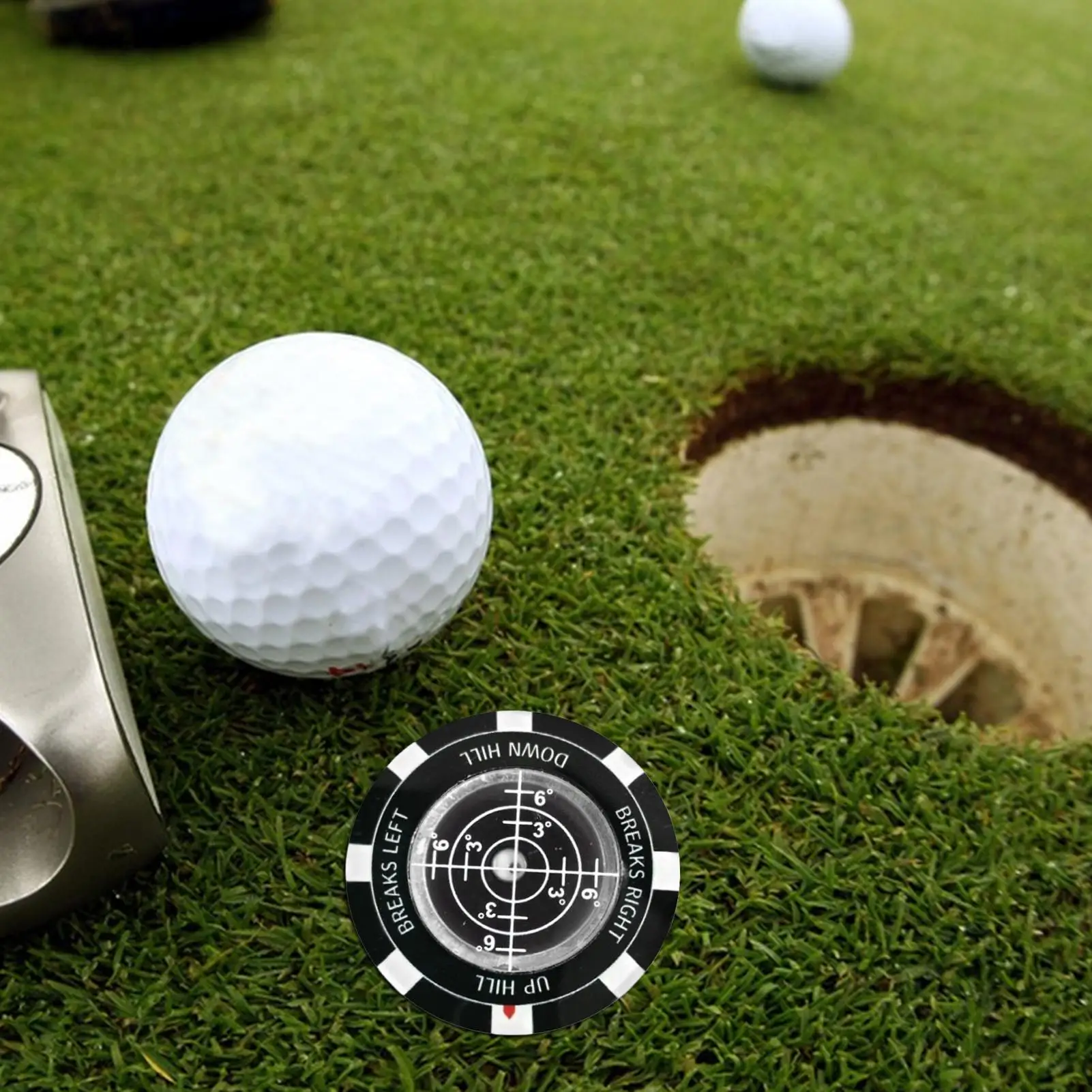 

new Double-Sided Golf Putting Trainer High-Precision Portable Green Reader, Professional Putting Aid For Indoor Outdoor Practice