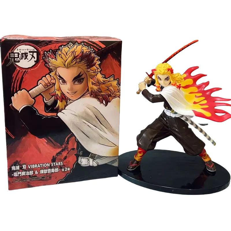 Demônios Kyoujurou Anime PVC Coleção Modelo, Diabo Killer Action Toy, Demônios Batalha, Kimetsu Não Yaiba, ornamento artesanal, Novo