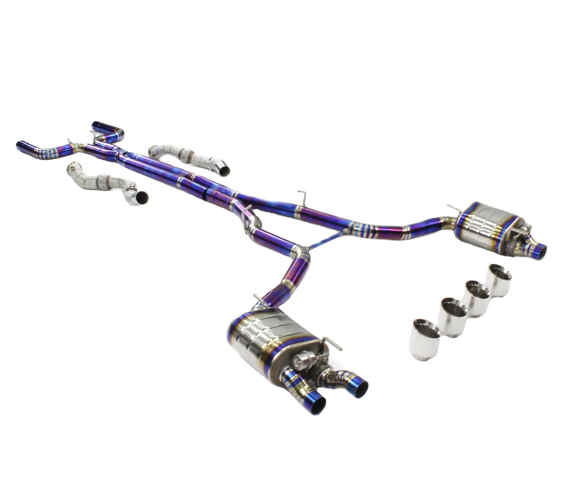 

Titanium Alloy Exhaust System For Maserati Ghibli Valvetronic Catback Exhaust Catback