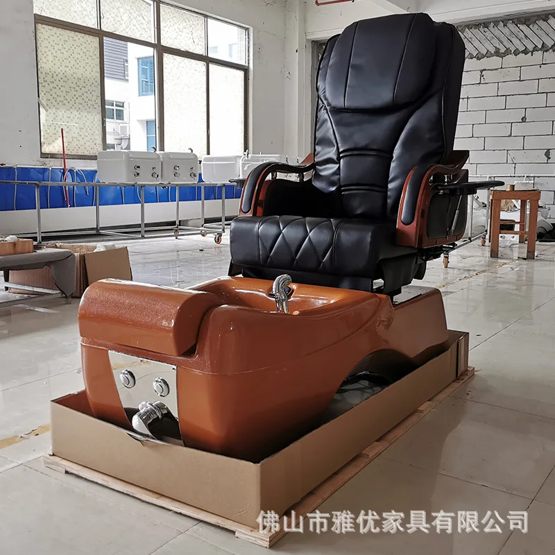 

Spa Electric Foot Bath Sofa Chair Reclining Foot with Basin