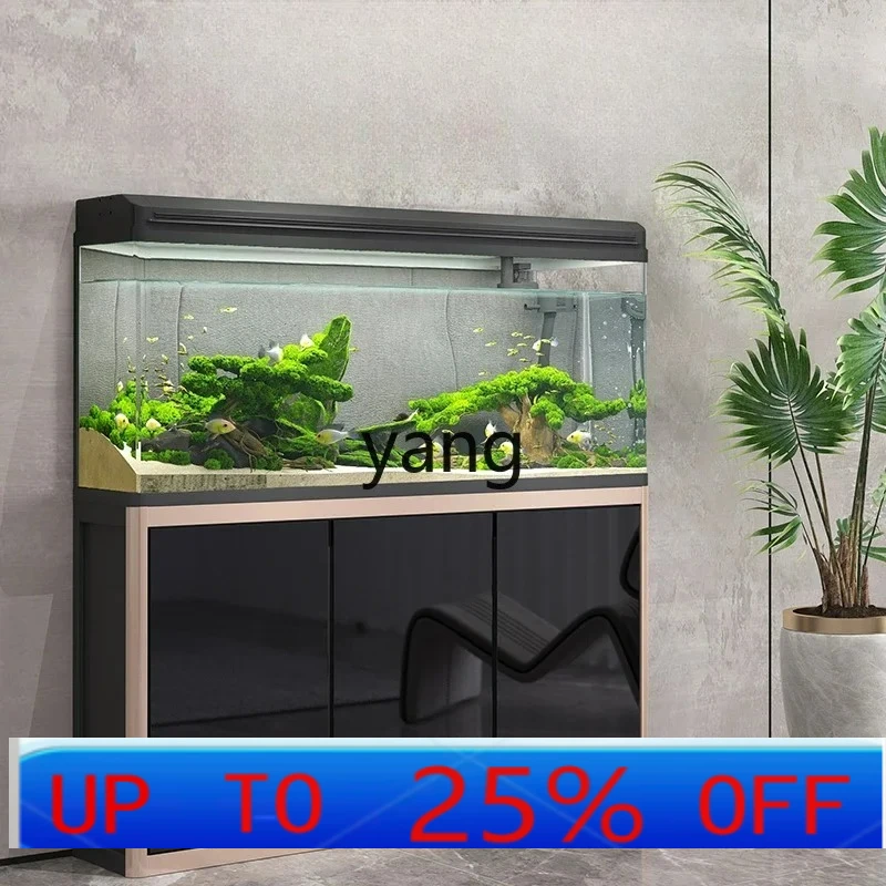 

LTT small and medium-sized fish tank aquarium living room floor-to-ceiling household lazy ecological water-free glass fish tank