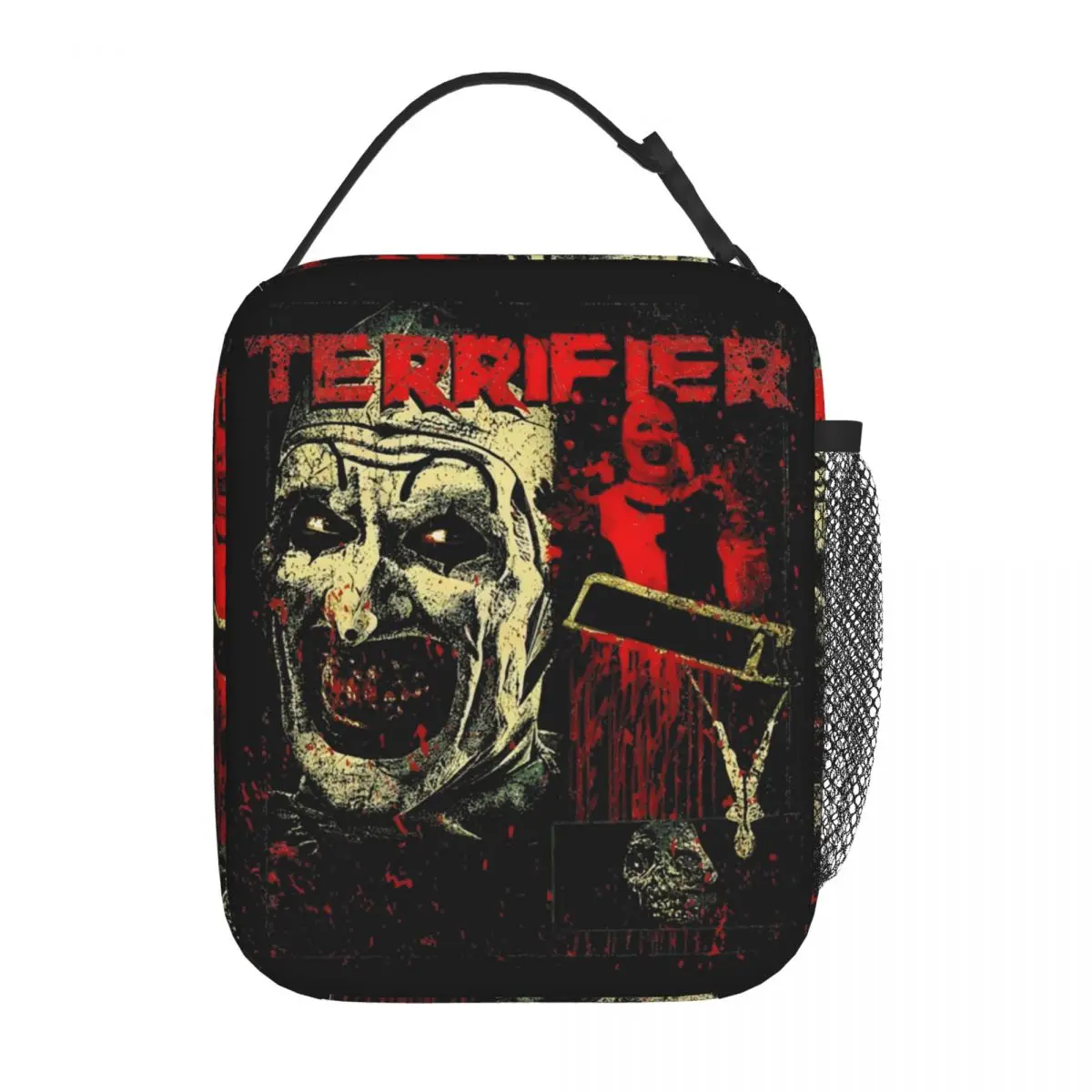 Terrifier Chilling Clown Horror Flick Insulated Lunch Bag Thermal Bag  Meal Container High Capacity Tote Lunch Box Girl Boy Work