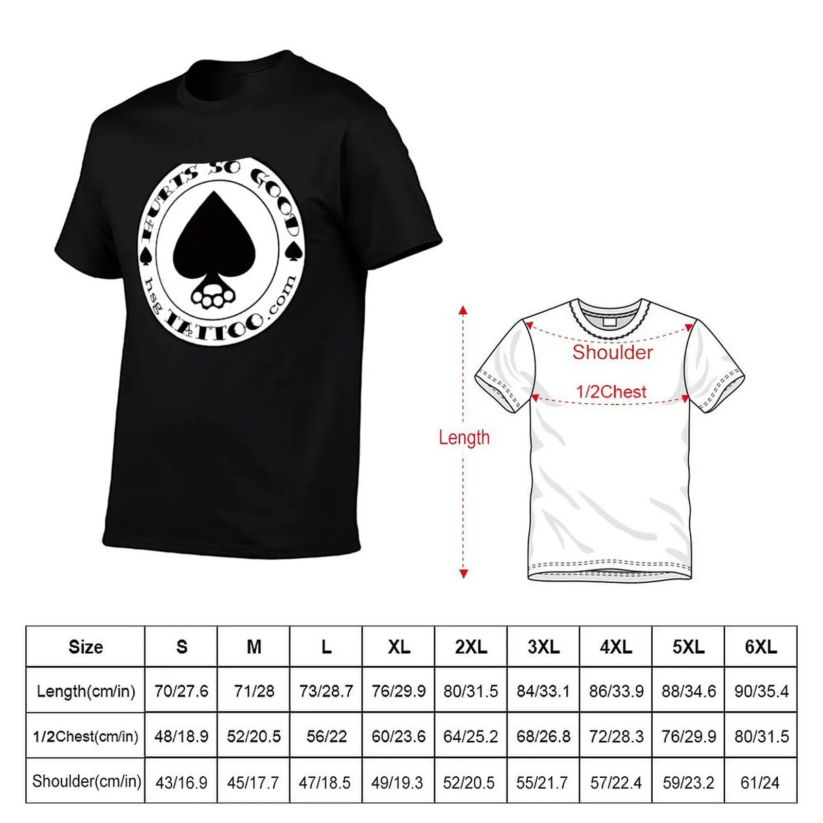 HSG Spade Logo T-Shirt t shirt man designer t shirts for man cotton T-Shirt