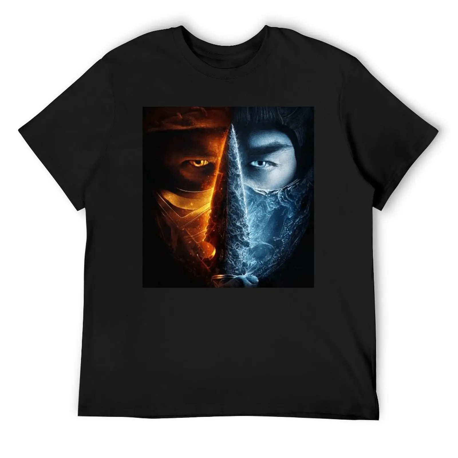 Mortal Kombat Subzero Scorpion for Sal Round Neck T-shirt Sport Top Tee Casual Graphic Novelty Leisure Eur Size