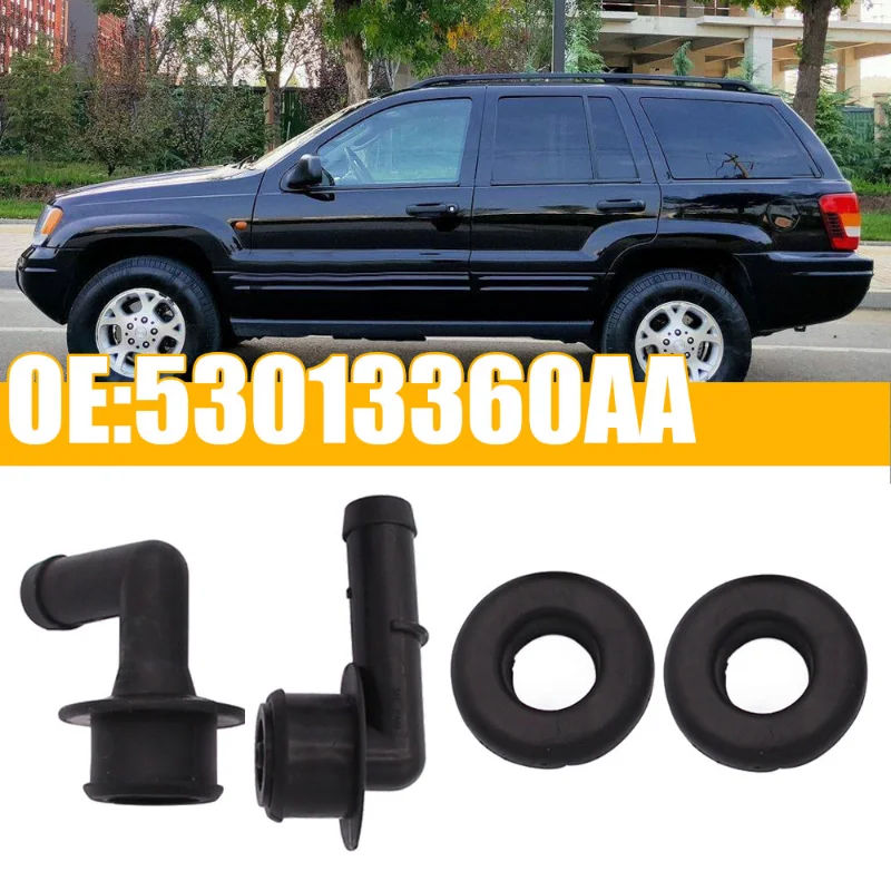 Codos y arandelas de Válvula de ventilación PCV CCV 53013360AA reemplaza los Accesorios Negros del coche para JEEP GRAND CHEROKEE (WJ) 2000-2004