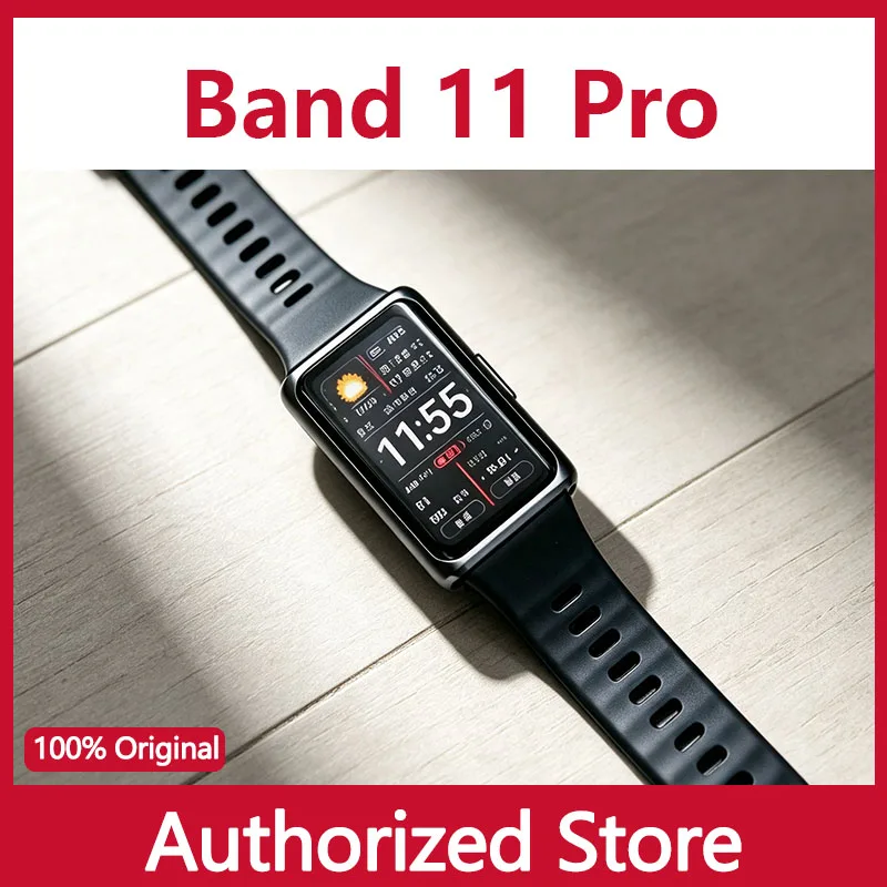 Huawei Band 11 Pro NFC Smart Band, Scientific Sleep Monitoring, Real-time Vitality Health Data
