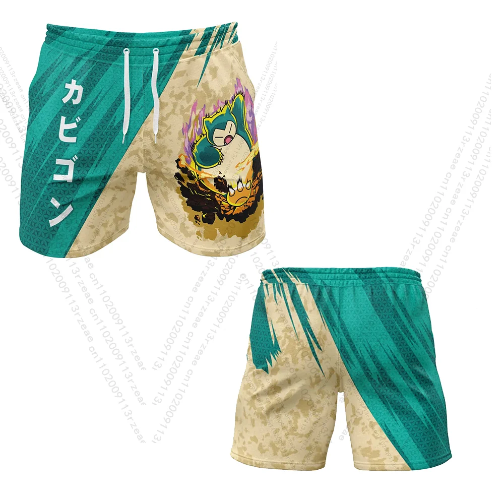 snorlax-ataque-pokemon-anime-shorts-masculinos-compressao-treino-impressao-ginasio-meia-calcas-respiravel-correndo-secagem-rapida-sportwear