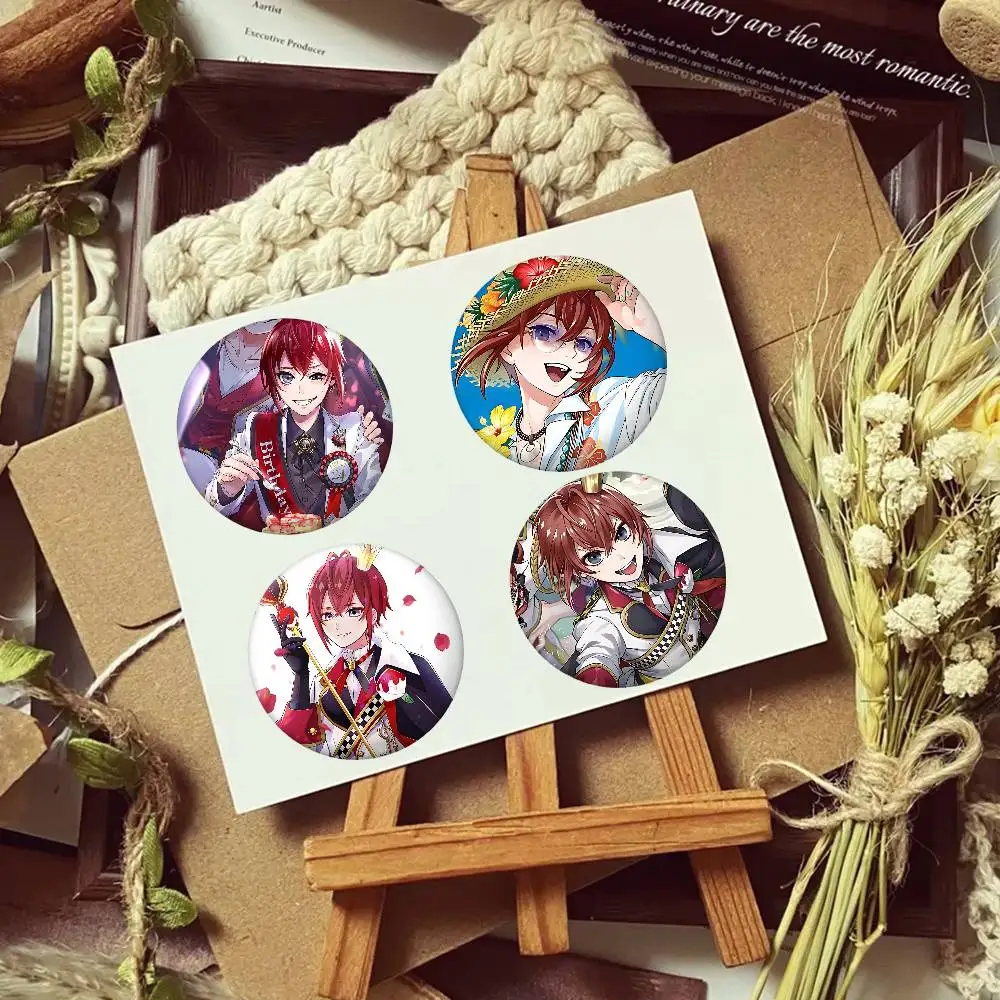 Cute R-Riddle Rosehearts-S Cartoon Star Badges, Brooches, Pins, Tin Props, Christmas Gifts, Birthday Gifts
