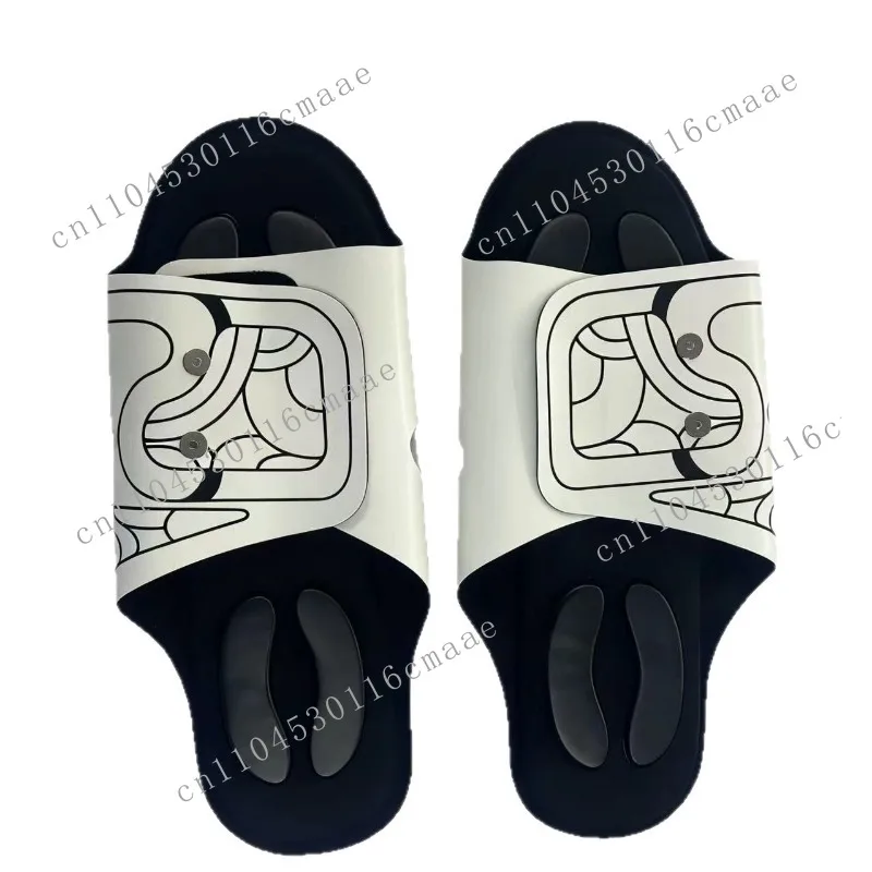 Foot Massage Shoes Micro-current Automatic Massage Slippers Soothe Foot Acid