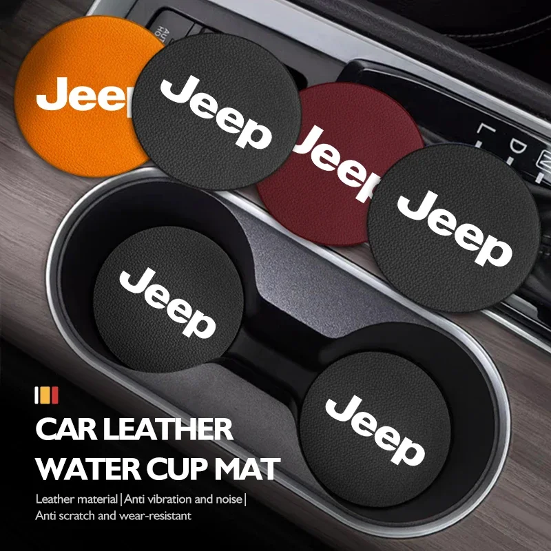 

Waterproof Silicone Cup Holder Insert Protector Automotive Interior Accessories for Jeep Grand Cherokee Wrangler Compass Styling