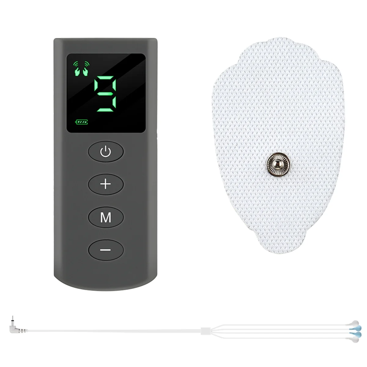 

AYHF Беспроводной электрический аппарат для стимуляции мышц TENS Unit с электродными подушечками, массажер для тела, мини-массажер EMS
