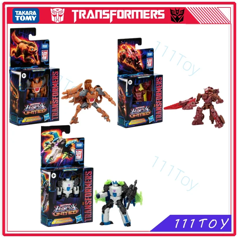 Auf Lager Transformatoren Erbe United Core Class Infernac Universum Tas mania Kind Megatron Boulder crash Action figuren Geschenke Hobbys