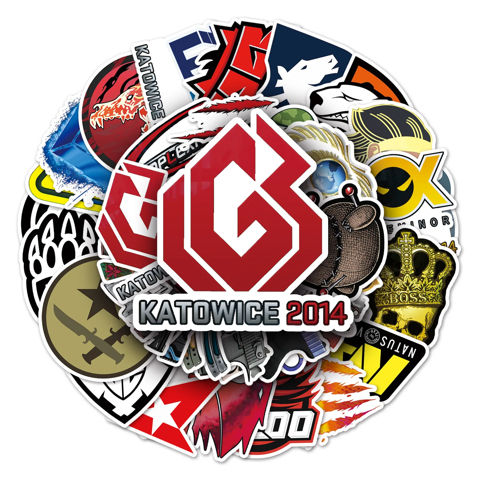 50 قطعة ملصقات لعبة الرماية مقاوم للماء الإبداع CS الذهاب عنصر الكتابة على الجدران الديكور DIY بها بنفسك الغيتار الهاتف المحمول الثلاجة اللعب الشارات