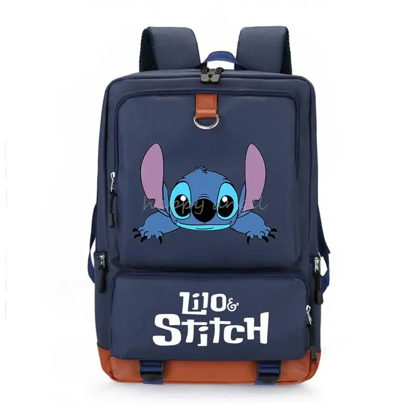 Disney Stitch Cosplay plecak uczeń szkolna torba na ramię Teentage Laptop plecak podróżny duża torba podróżna prezent urodzinowy jesień