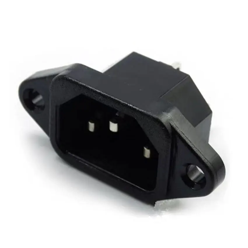 5 قطعة 3P IEC 320 C14 ذكر التوصيل لوحة مداخل الطاقة مآخذ موصلات التيار المتناوب 250 فولت 10A ﻿