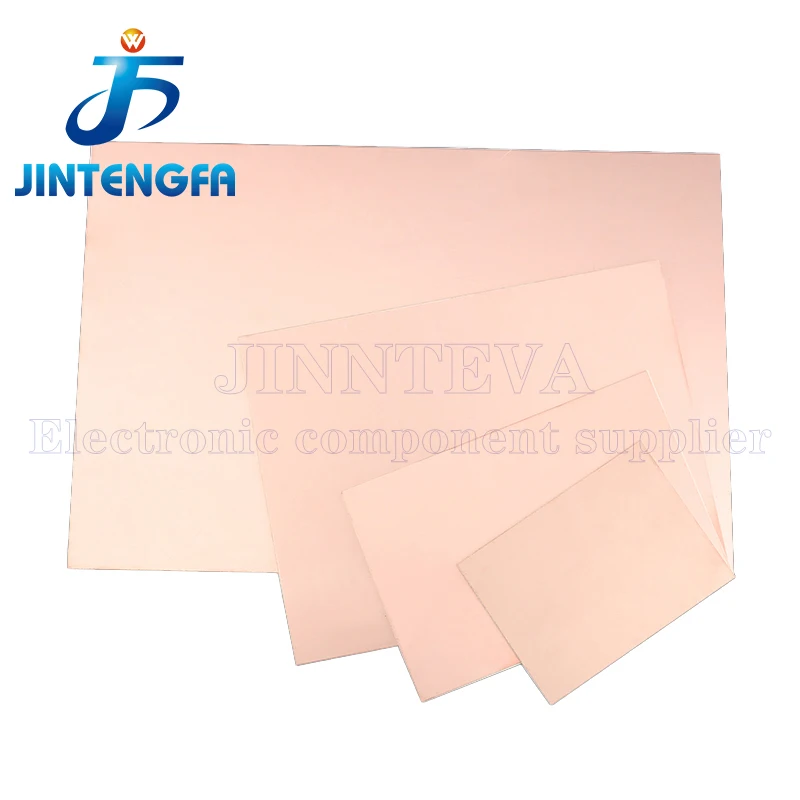 2PCS FR4 Copper Cu Clad Laminate Single double panel CCL 7*10 10*15 10*22 12*18 15*20 CM 1.5mm FR4 Universal Board Practice PCB