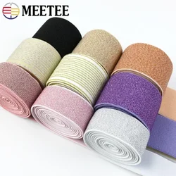 1/2/3Meter 25-50mm Colored Nylon Elastic Band for Sewing Waistband Rubber Bands Belt Elastics Stretch Ribbon DIY Accessories