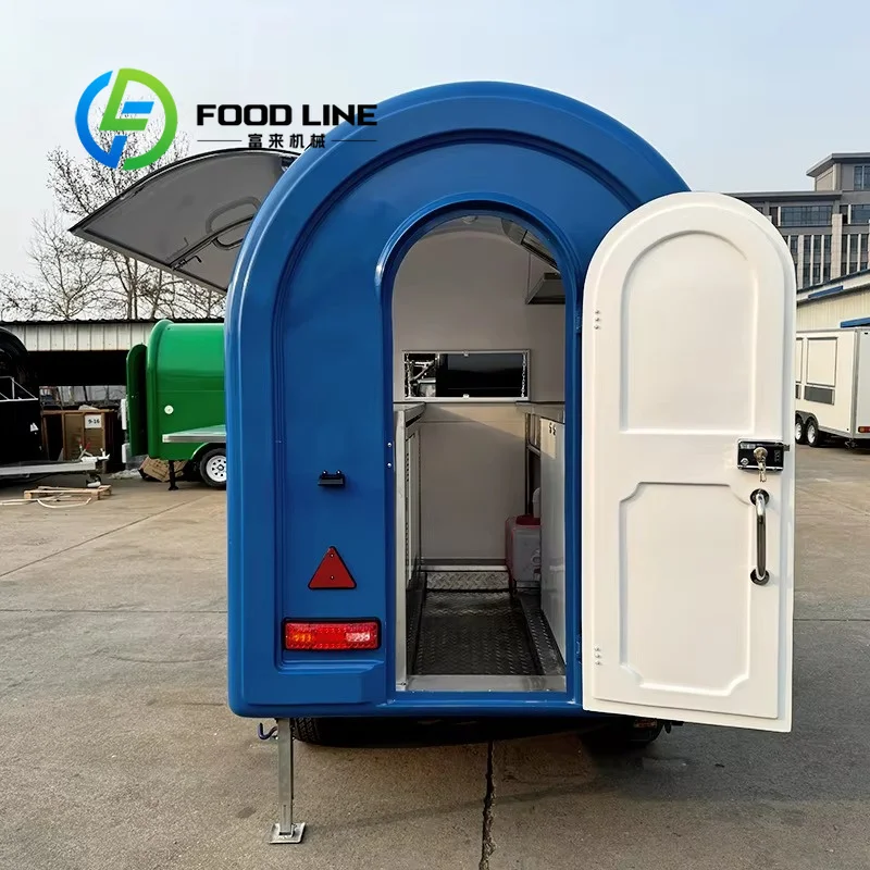 Food Trailer, Commercial Mobile Food Cart For Hot‑Food Selling, Suitable For Roadside, Festival Venue And Outdoor Pop‑Up Job