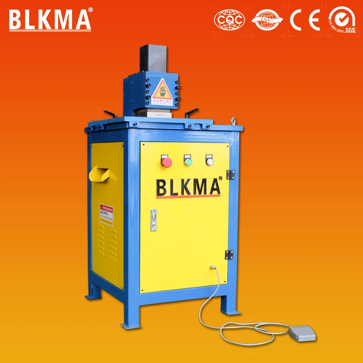 BLKMA variable angle hydraulic corner cutting machine /  pneumatic notching machine