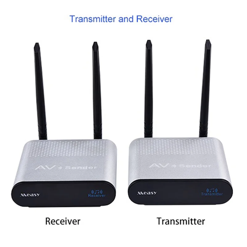 Excellent-Measy  AU680 Wireless Audio Transmitter Box Multifunction 100M Transmission Distance Transmitter And Receiver Metal