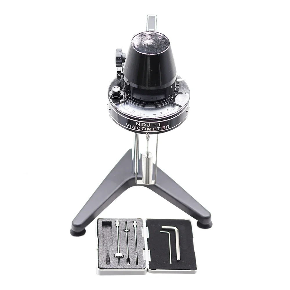 NDJ-1 Rotational Rotary Viscometer Viscosity Tester Meter Fluidimeter Portable Viscosity Meter Tester 220V / 110V