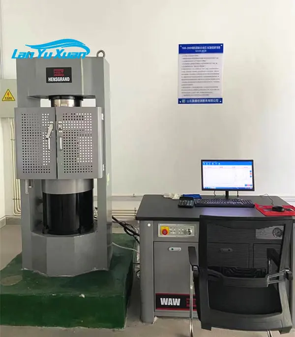 EN12390-4 2000KN Concrete Compressive Strength Test Equipment Fully Automatic Compression Testing Machine