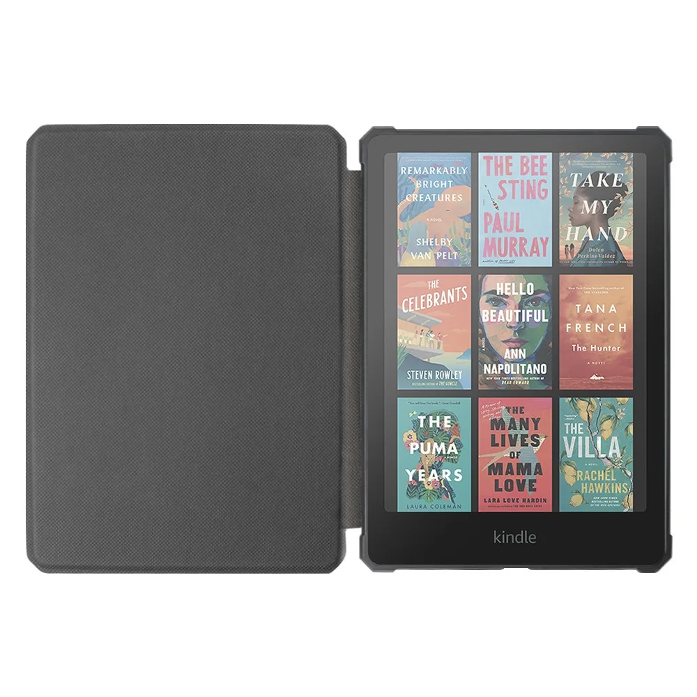 For Kindle Paperwhite 12th Gen 2024 eReader 7Inch Smart PU Leather Shockproof Case For Kindle Colorsoft 7\