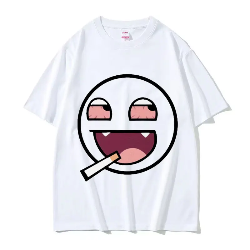 T-shirts drôles Epic Face Domo Kun pour femmes, mode estivale Harajuku, vêtements décontractés à manches courtes, esthétique