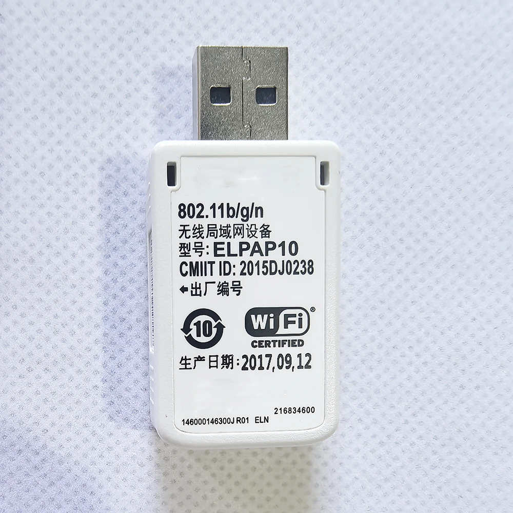Adaptateur LAN sans fil ELPAP10 216834600 pour projecteur EPSON BrightLink Pro 696UI 1450UI Pro Cinema 1985 Home Cinema 760