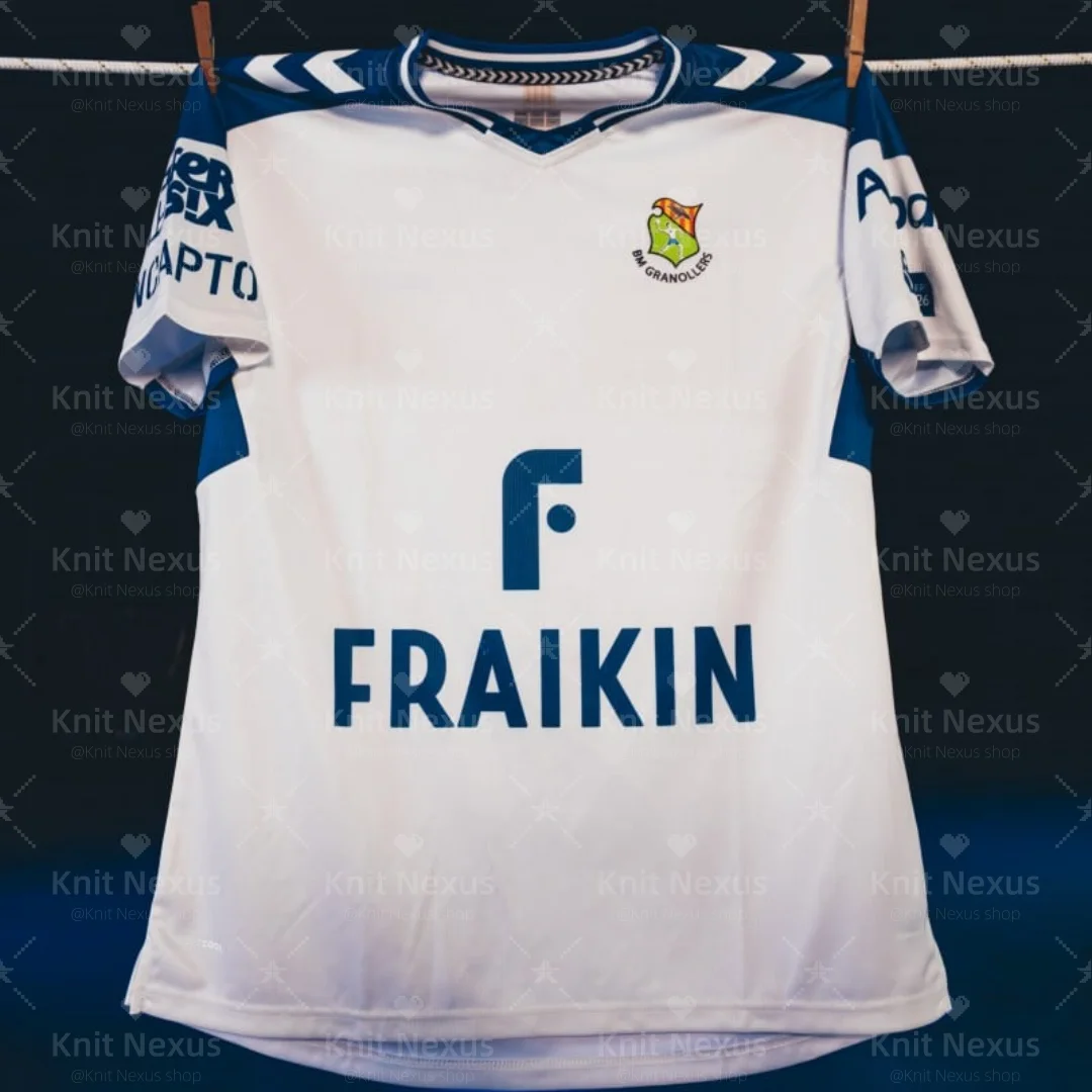 

25-26 Samarreta Local Fraikin Bmg Handball Jersey Autumn Sports Dry Quickly Men's T-Shirt Children's Clothing Tee Woman