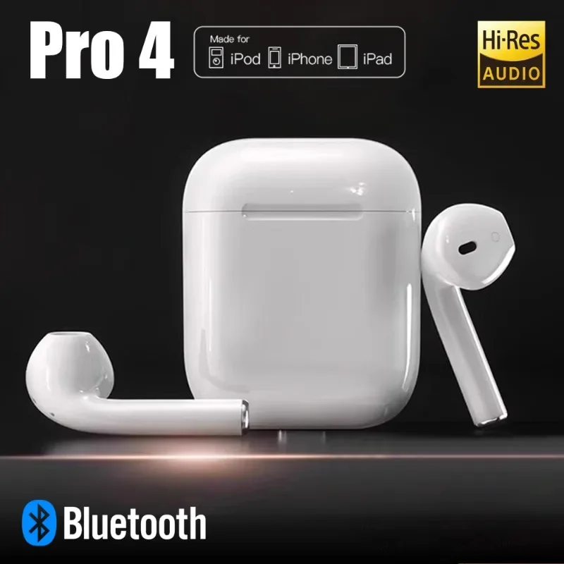 Auriculares inalámbricos verdaderos, intrauditivos de doble oreja, modo de reposo Ultra largo, para correr, deportes de graves, auriculares de música con micrófono