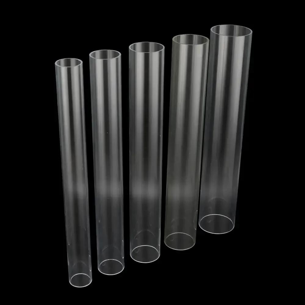 

1 Pc 48~50cm Length 50/60/70/75/90mm Highly Transparent Acrylic Pipe Fish Tank Aquarium Irrigation Pipe Tube