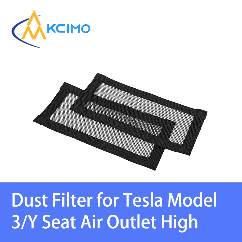 

ForTesla Air Vent Filter Custom for Model 3/Model Y, High-Density HEPA Material, Dust/Pollen Block, Reusable Interior Accessory