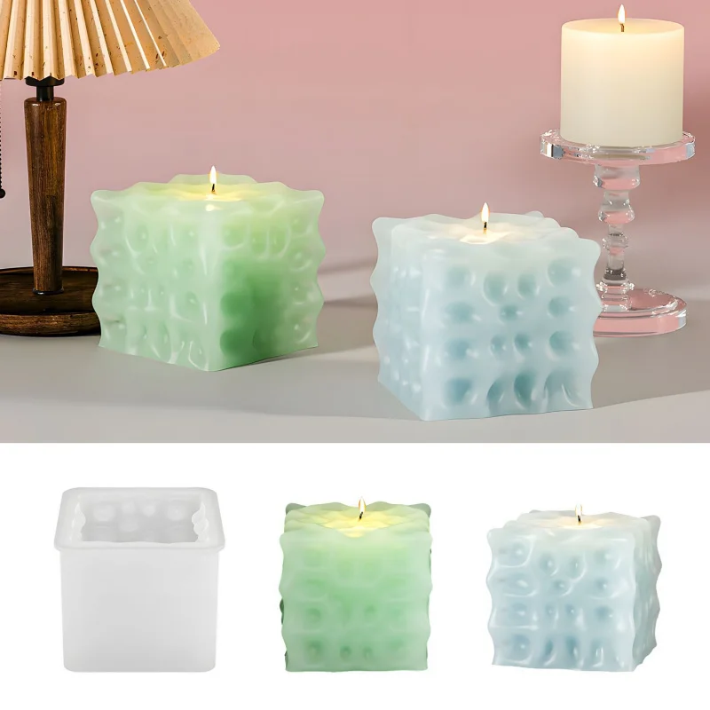 

Diy Cube Honeycomb ароматическая свеча силиконовая форма волшебный куб форма орнамента смола форма