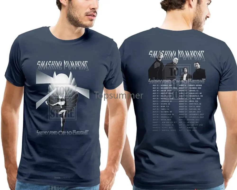 The Smashing Pumpkins Shiny & Oh So Bright Tour 2018 T Shirt Man Size: S To Xxl