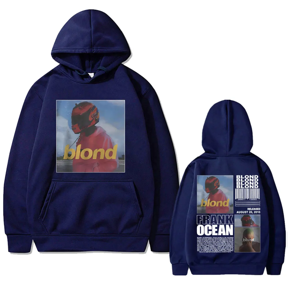 Sudadera con capucha de tendencia de rapero Frank Hip Hop para mujer, sudadera de gran tamaño con estampado de álbum Rubio, ropa con capucha Vintage a la moda