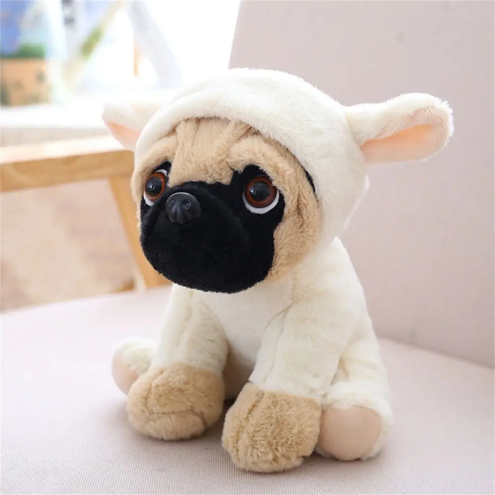 Stuffed Animals Pug Dog Plush Toys Rabbit Elephant Cosplay Dinosaur Stuffed Sharpei Dog Soft Doll Simulation Bulldog Dogs Plush