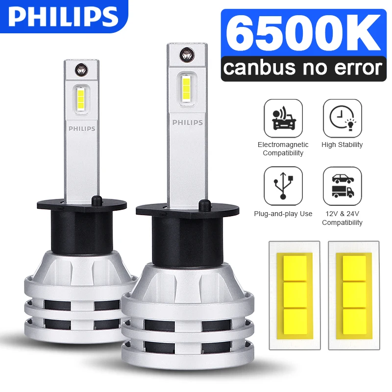 

Philips H7 Led Mini Size Фара Лампа G2 Авто Свет H1 FOG Противотуманные фары Высокая мощность 9005 9006 9012 Фари Автомобильные фары 2 шт. 12 В